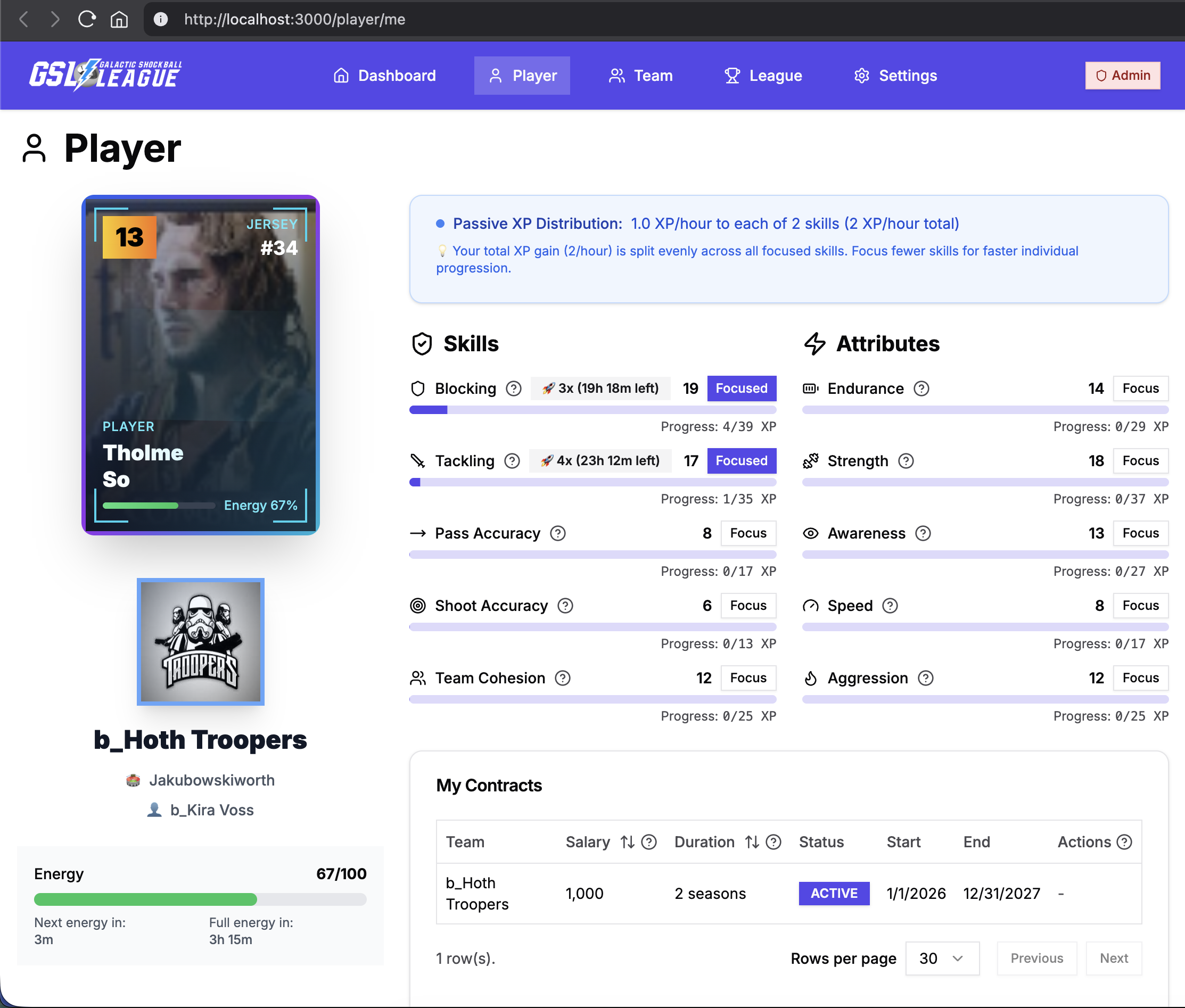 Player Management
